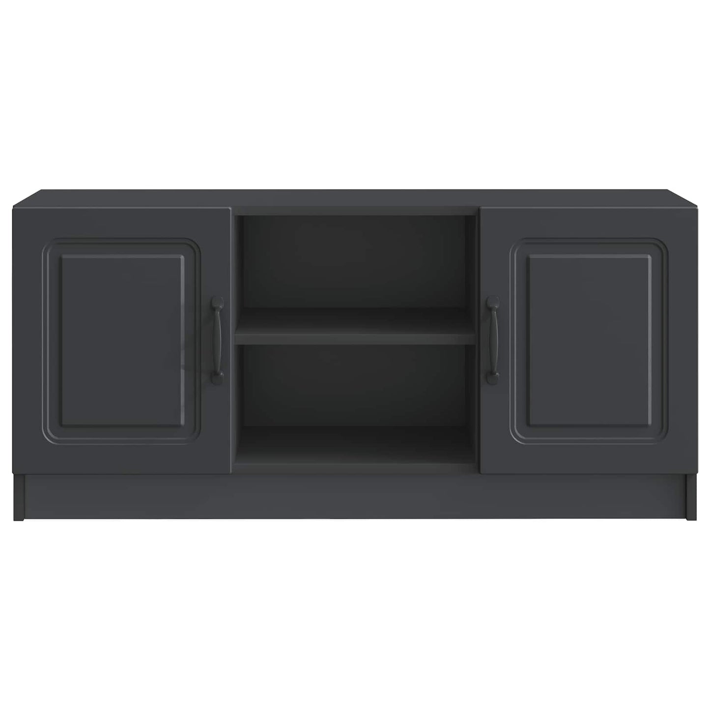 TV-skåp Svart 102 x 34,5 x 47 cm Konstruerat trä