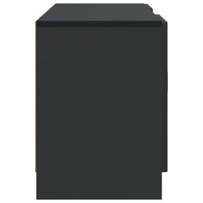 TV-skåp Svart 102 x 34,5 x 47 cm Konstruerat trä