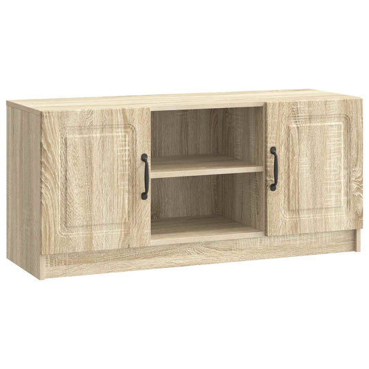 TV-skåp Sonoma-ek 102 x 34,5 x 47 cm Konstruerat trä