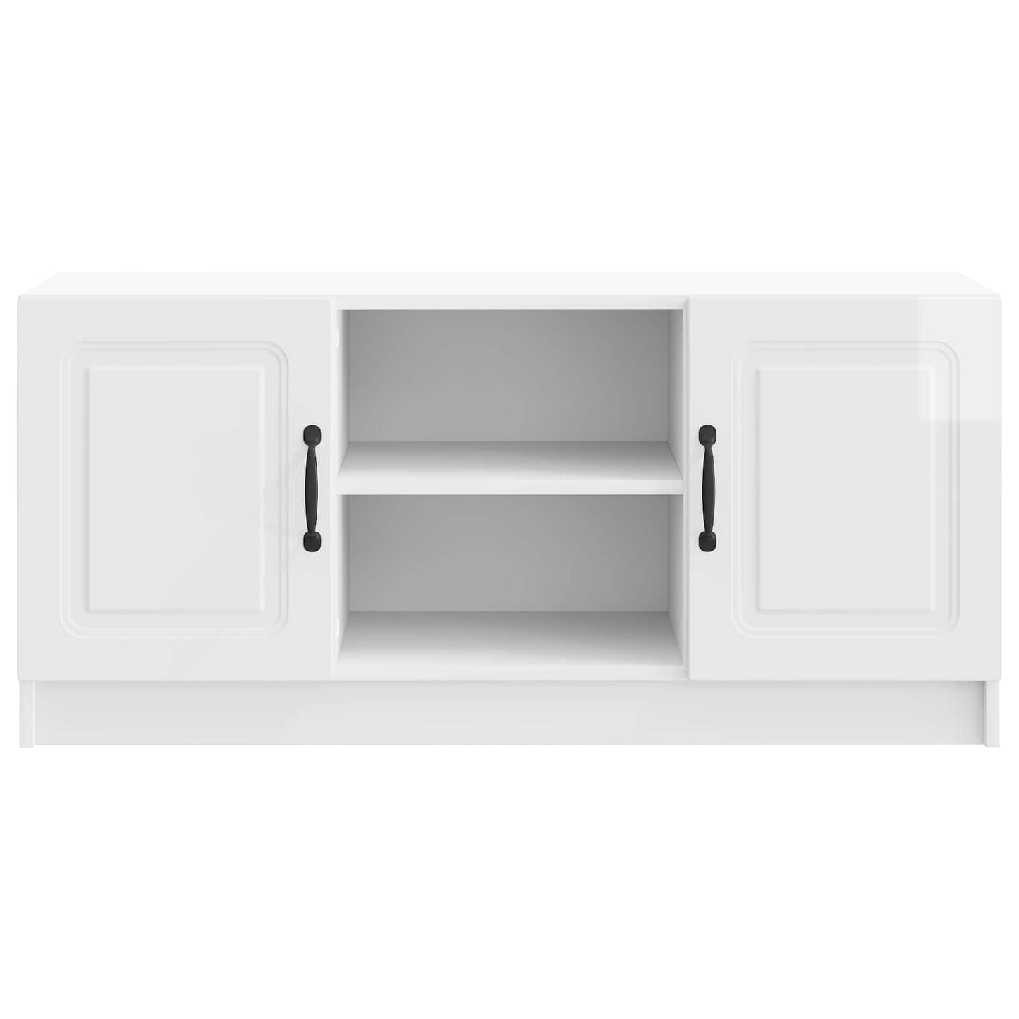 TV-skåp Vit högglans 102 x 34,5 x 47 cm Konstruerat trä