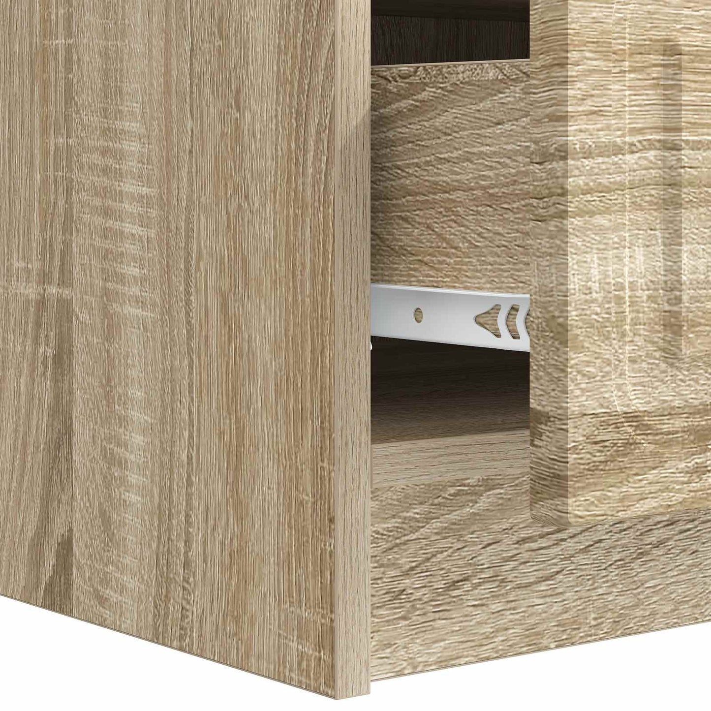 TV-skåp med låda Sonoma-ek 147 x 34,5 x 27 cm Konstruerat trä