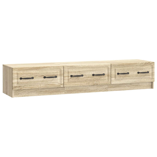 TV-skåp med låda Sonoma-ek 147 x 34,5 x 27 cm Konstruerat trä