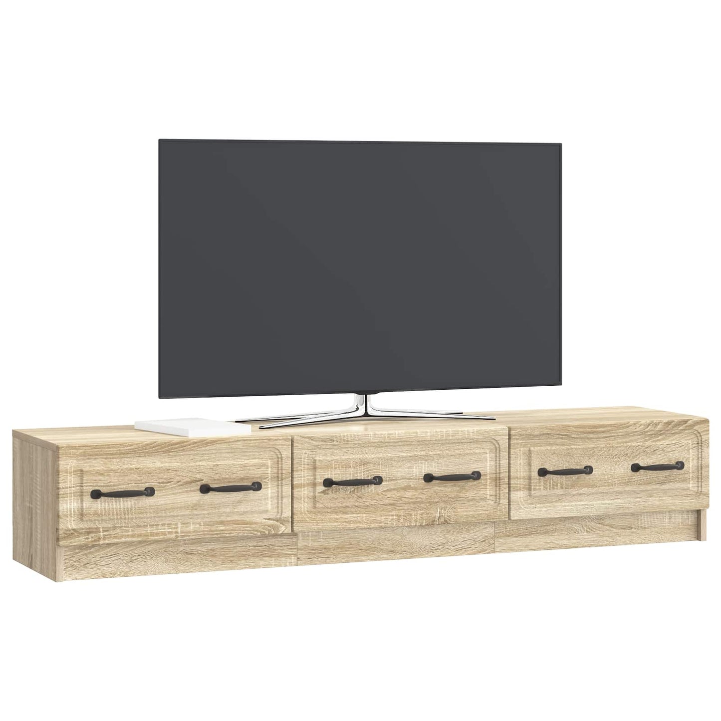 TV-skåp med låda Sonoma-ek 147 x 34,5 x 27 cm Konstruerat trä
