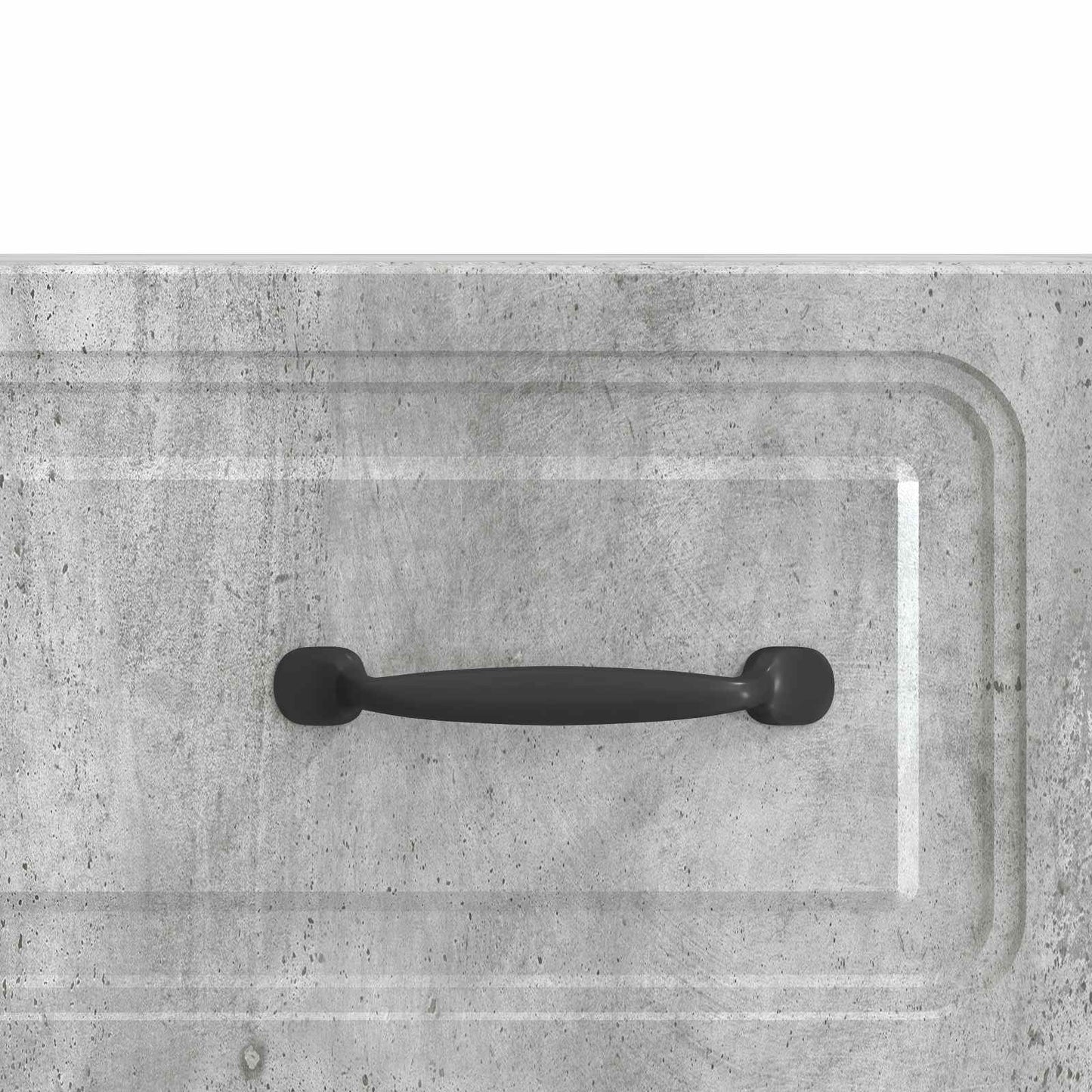 TV-skåp med låda Betonggrå 147 x 34,5 x 27 cm Konstruerat trä