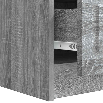 TV-skåp Grå sonoma-ek 147 x 34,5 x 27 cm Konstruerat trä