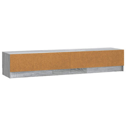 TV-skåp Grå sonoma-ek 147 x 34,5 x 27 cm Konstruerat trä