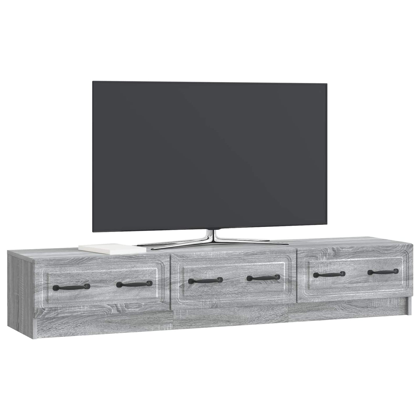 TV-skåp Grå sonoma-ek 147 x 34,5 x 27 cm Konstruerat trä