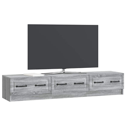 TV-skåp Grå sonoma-ek 147 x 34,5 x 27 cm Konstruerat trä