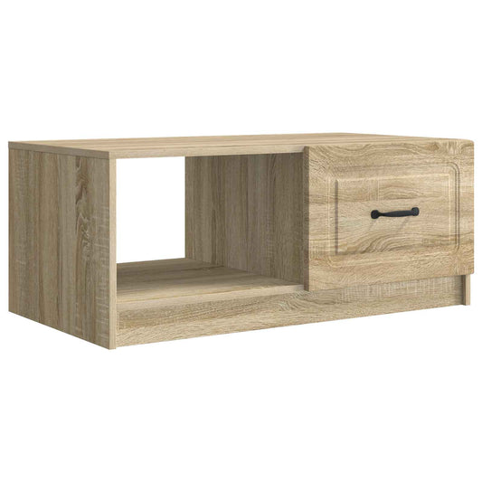 Kaffeebord Sonoma-ek 90 x 50 x 37 cm Konstruerat trä