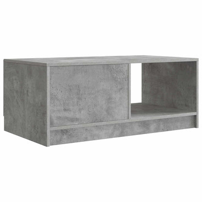 Kaffeebord Betonggrå 90 x 50 x 37 cm Konstruerat trä