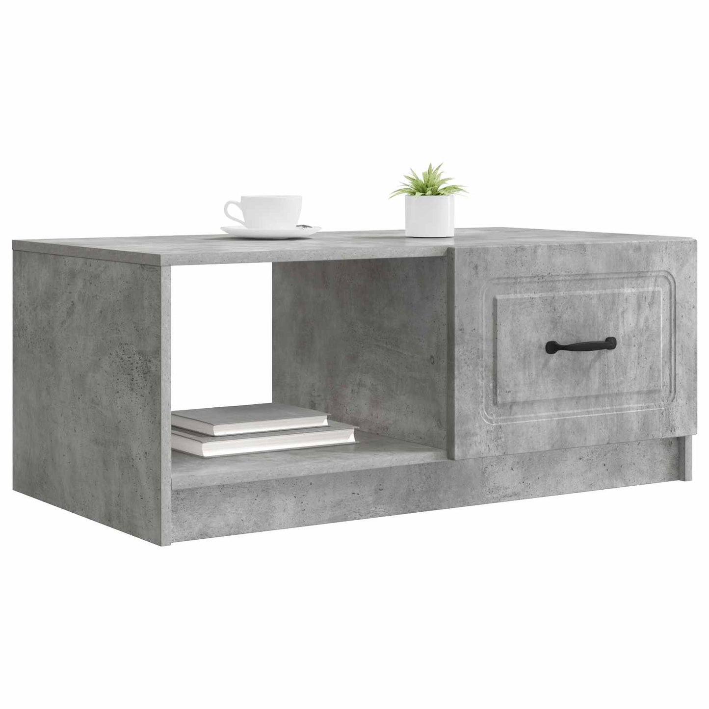 Kaffeebord Betonggrå 90 x 50 x 37 cm Konstruerat trä