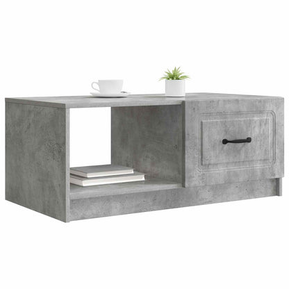 Kaffeebord Betonggrå 90 x 50 x 37 cm Konstruerat trä
