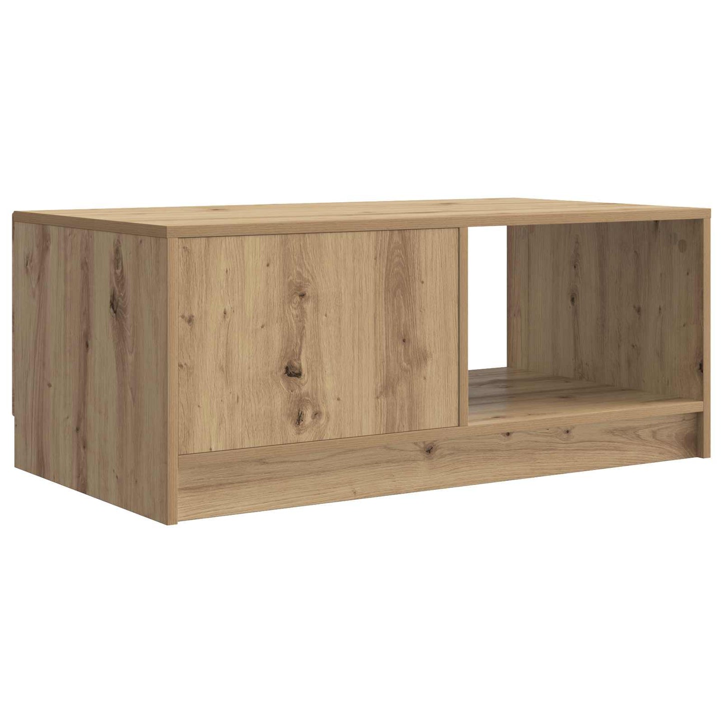 Kaffeebord Artisan-ek 90 x 50 x 37 cm Konstruerat trä
