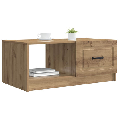 Kaffeebord Artisan-ek 90 x 50 x 37 cm Konstruerat trä