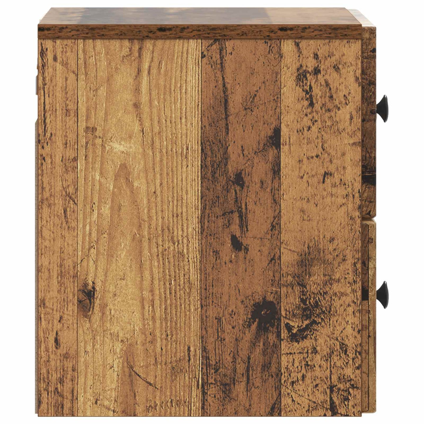 Väggmonterat Sängbord 2 pcs Gammalt trä 33 x 34,5 x 40 cm