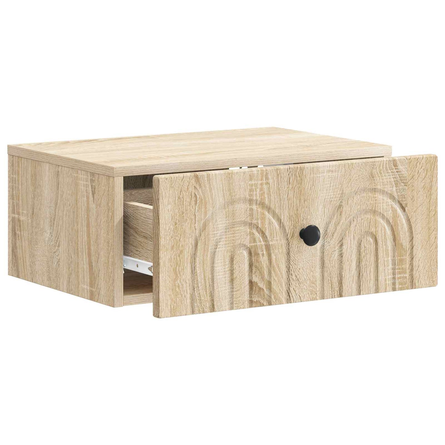 Väggmonterat Sängbord 2 pcs Sonoma-ek 49 x 34,5 x 20 cm
