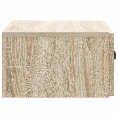 Väggmonterat Sängbord 2 pcs Sonoma-ek 49 x 34,5 x 20 cm