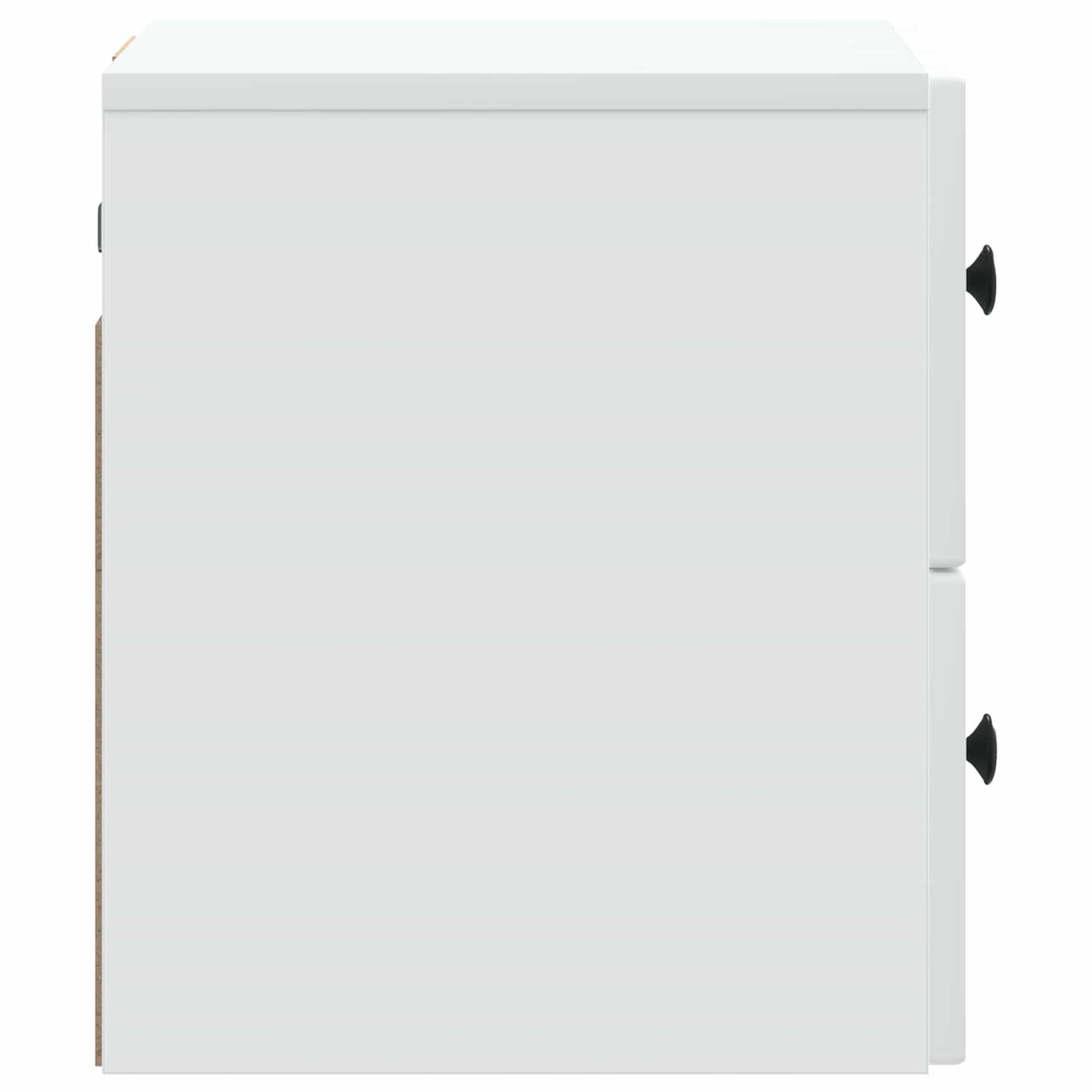 Väggmonterat Sängbord med låda 2 pcs Vit 33 x 34,5 x 40 cm