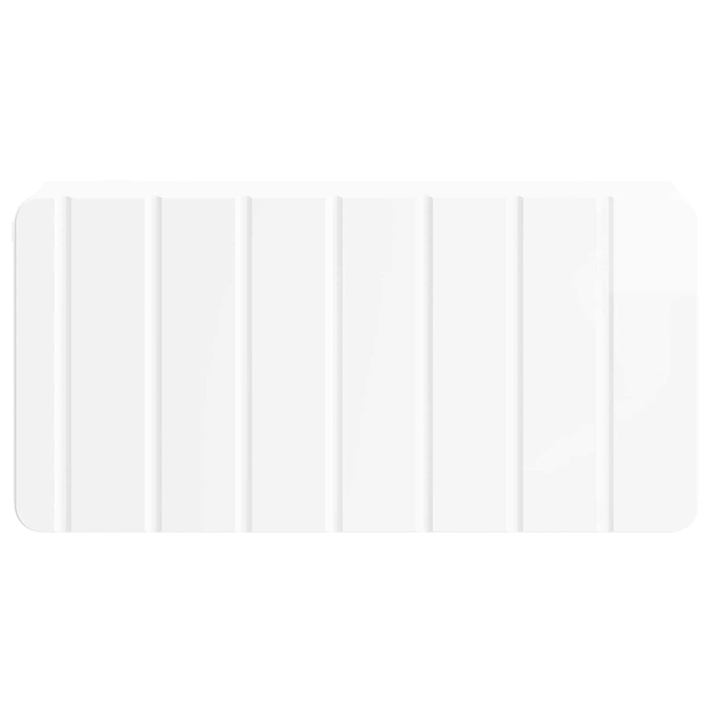 Väggmonterat Sängbord 2 pcs Vit högglans 49 x 34,5 x 24 cm
