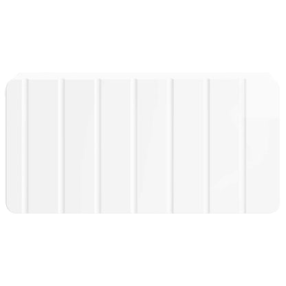 Väggmonterat Sängbord 2 pcs Vit högglans 49 x 34,5 x 24 cm