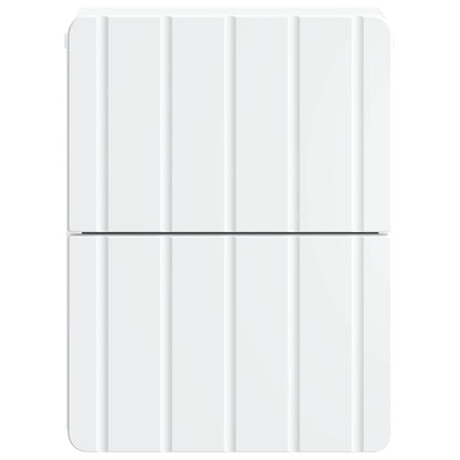 Väggmonterat Sängbord med låda 2 pcs Vit 33 x 34,5 x 43 cm