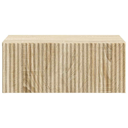 Väggmonterat Sängbord 2 pcs Sonoma-ek 49 x 34,5 x 20 cm