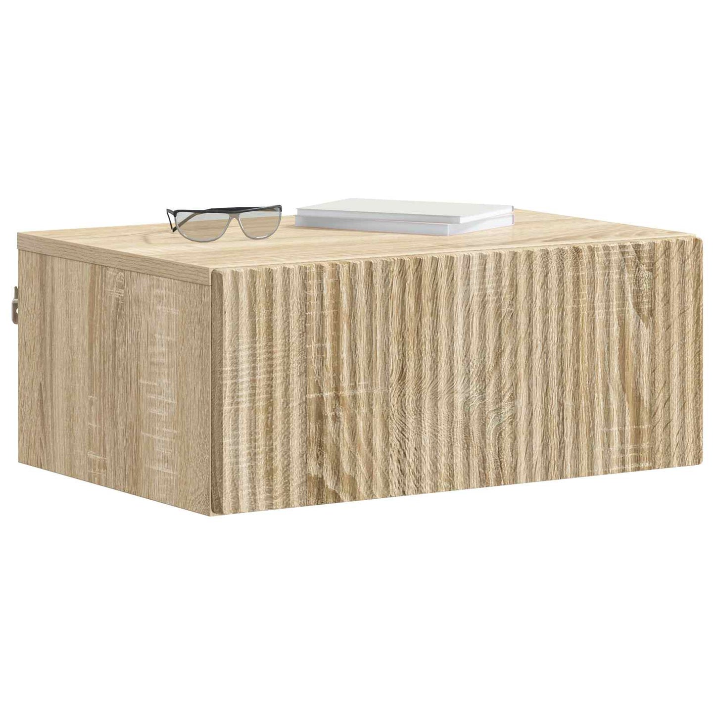 Väggmonterat Sängbord 2 pcs Sonoma-ek 49 x 34,5 x 20 cm
