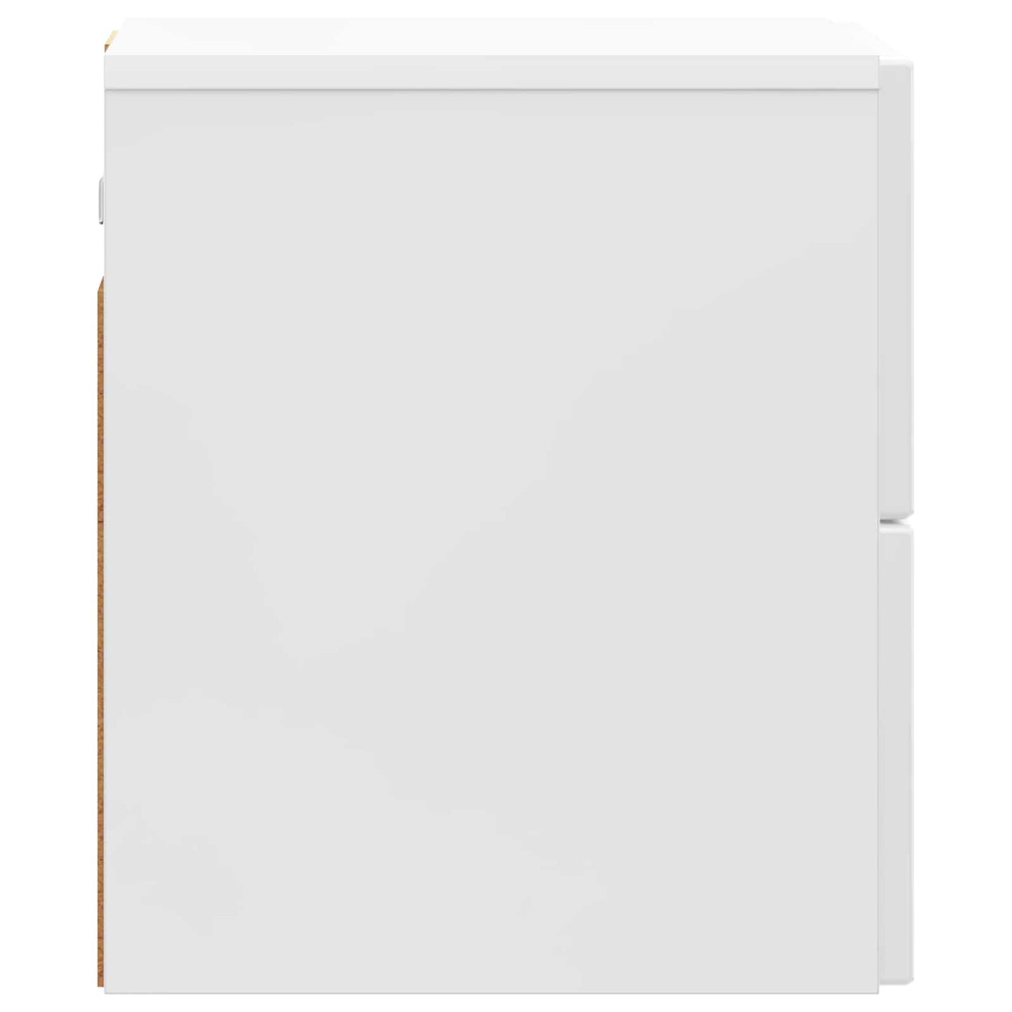 Väggmonterat Sängbord 2 pcs Vit högglans 33 x 34,5 x 40 cm