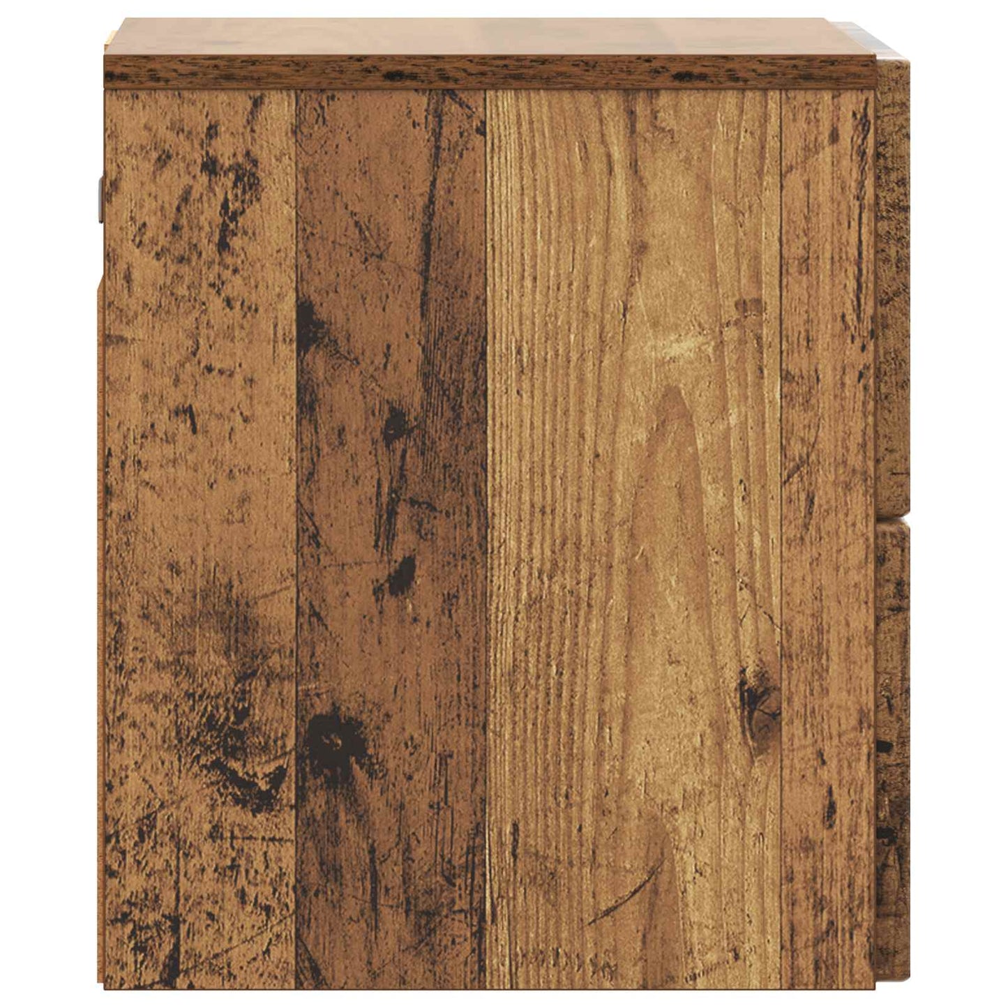 Väggmonterat Sängbord 2 pcs Gammalt trä 33 x 34,5 x 40 cm