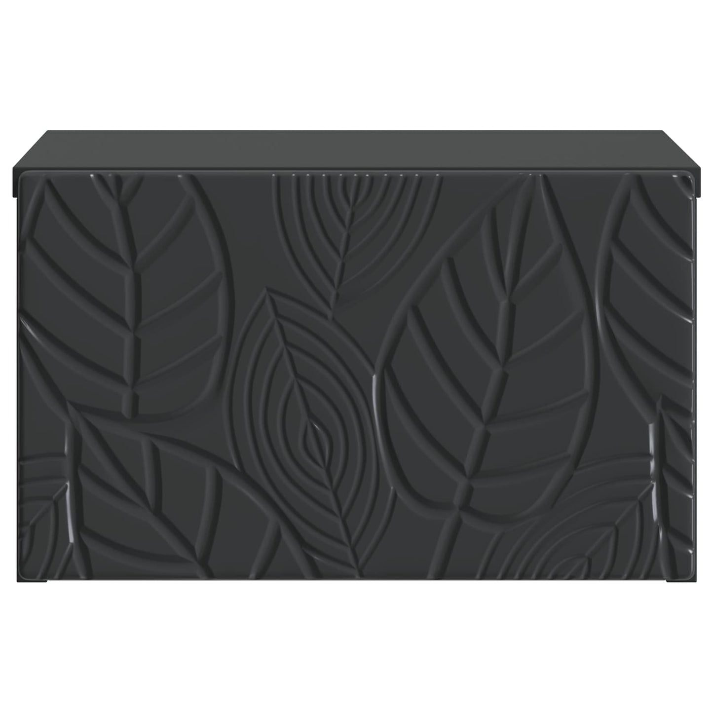 Väggmonterat Sängbord 2 pcs Svart 49 x 34,5 x 20 cm