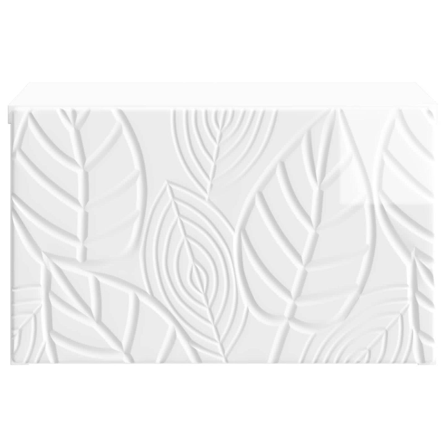 Väggmonterat Sängbord 2 pcs Vit högglans 49 x 34,5 x 20 cm