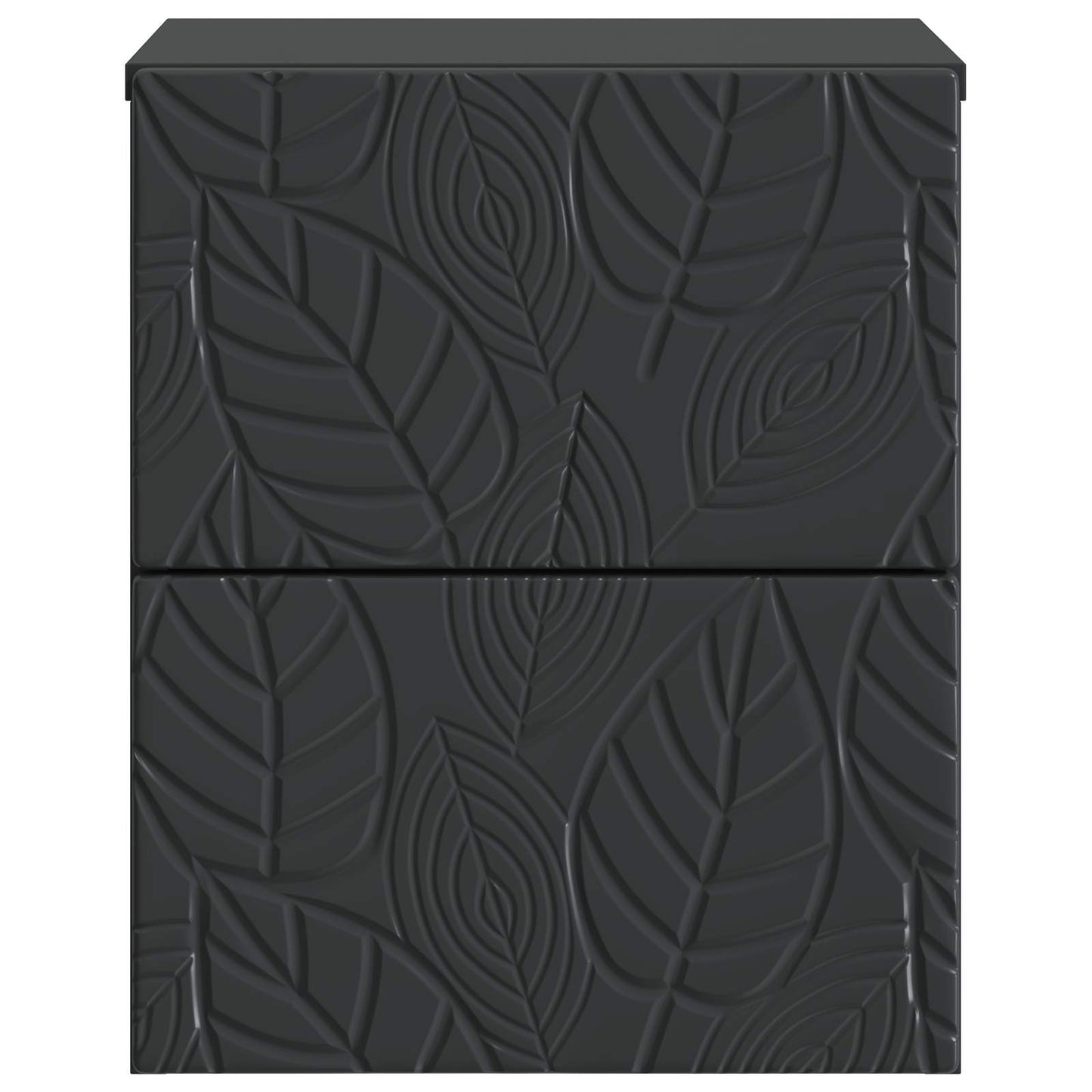 Väggmonterat Sängbord 2 pcs Svart 34,5 x 33 x 40 cm