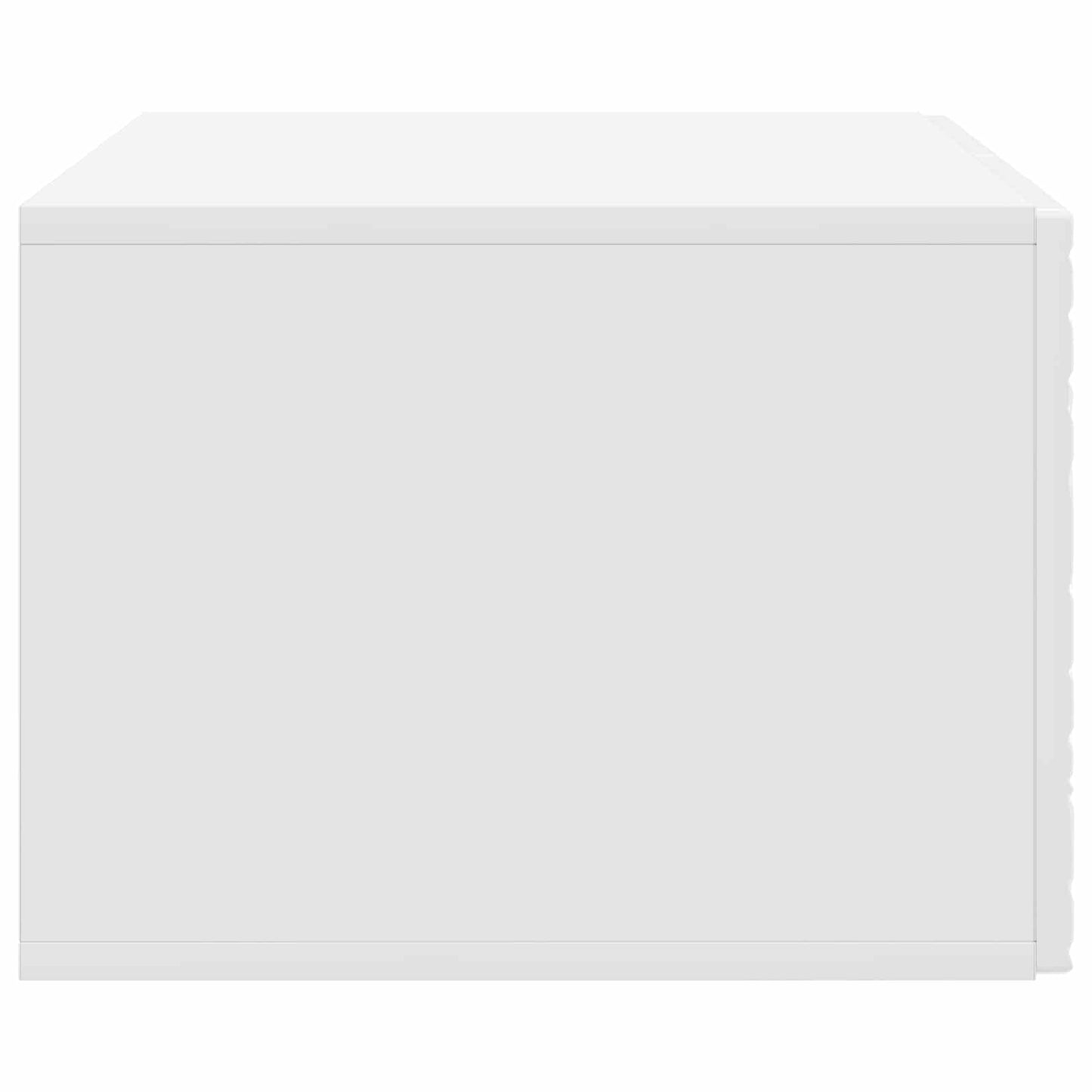 Väggmonterad TV-bänk 98 x 41 x 30 cm Vit högglans