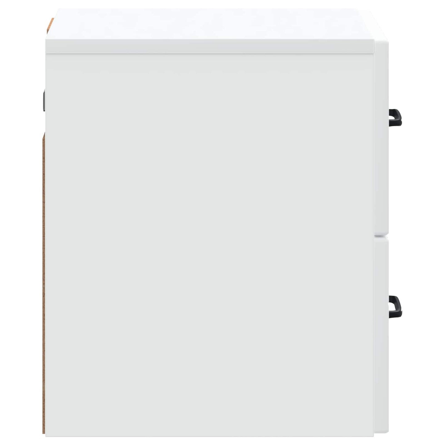 Väggmonterat Sängbord med låda 2 pcs Vit 34,5 x 33 x 40 cm
