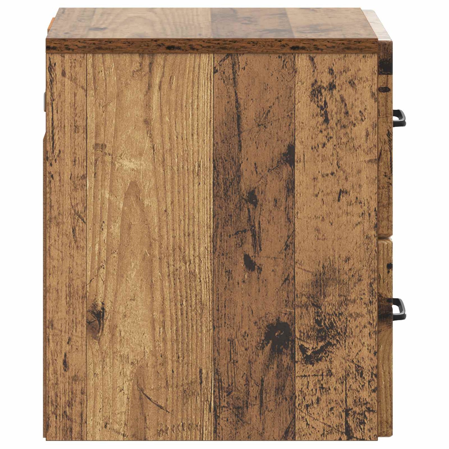 Väggmonterat Sängbord 2 pcs Gammalt trä 34,5 x 33 x 40 cm