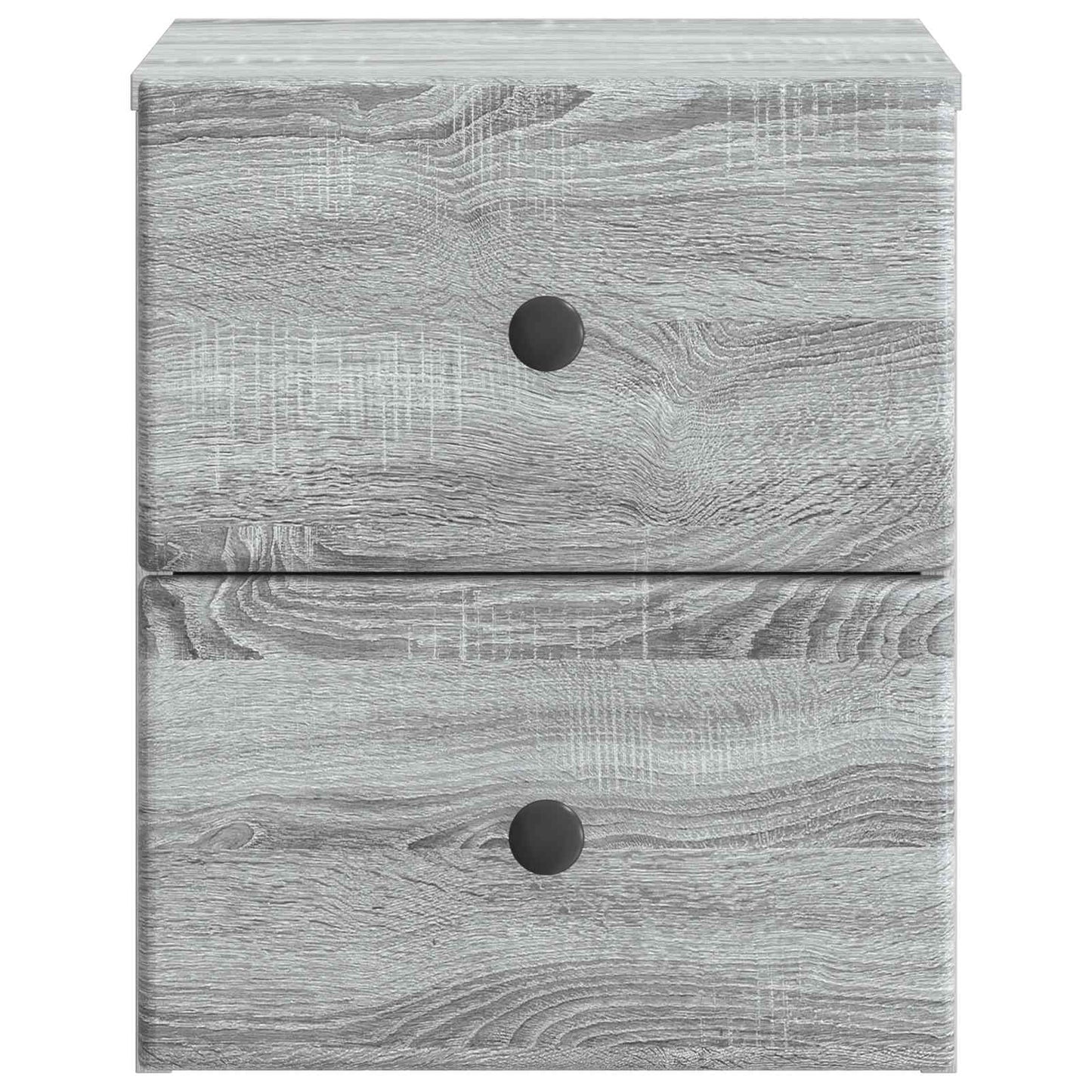 Väggmonterat Sängbord 2 pcs Grå sonoma-ek 34,5 x 33 x 40 cm
