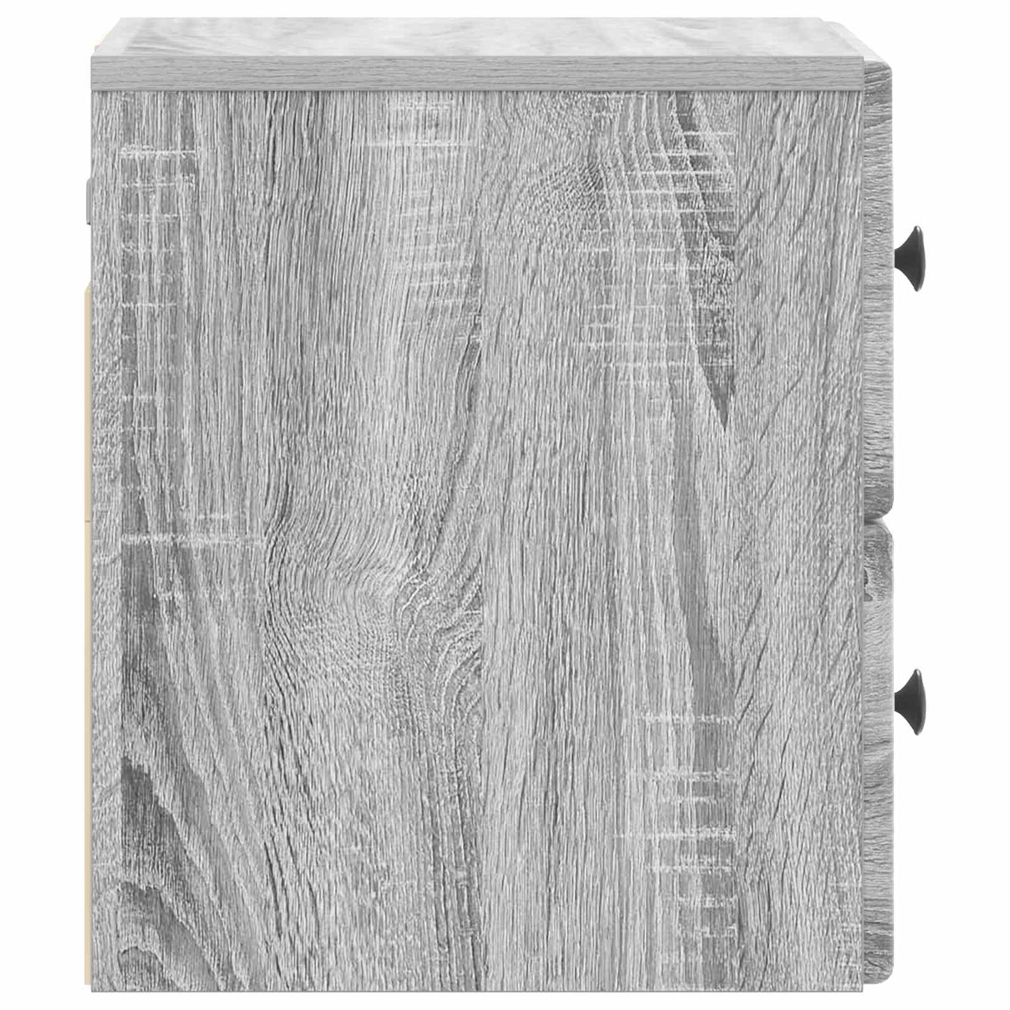 Väggmonterat Sängbord 2 pcs Grå sonoma-ek 34,5 x 33 x 40 cm