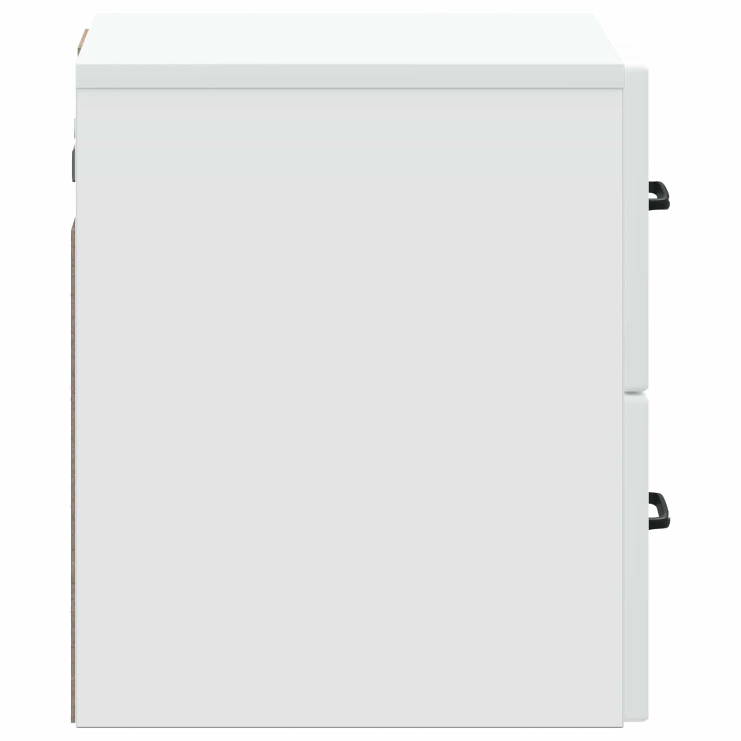 Väggmonterat Sängbord med låda 2 pcs Vit 34,5 x 33 x 40 cm