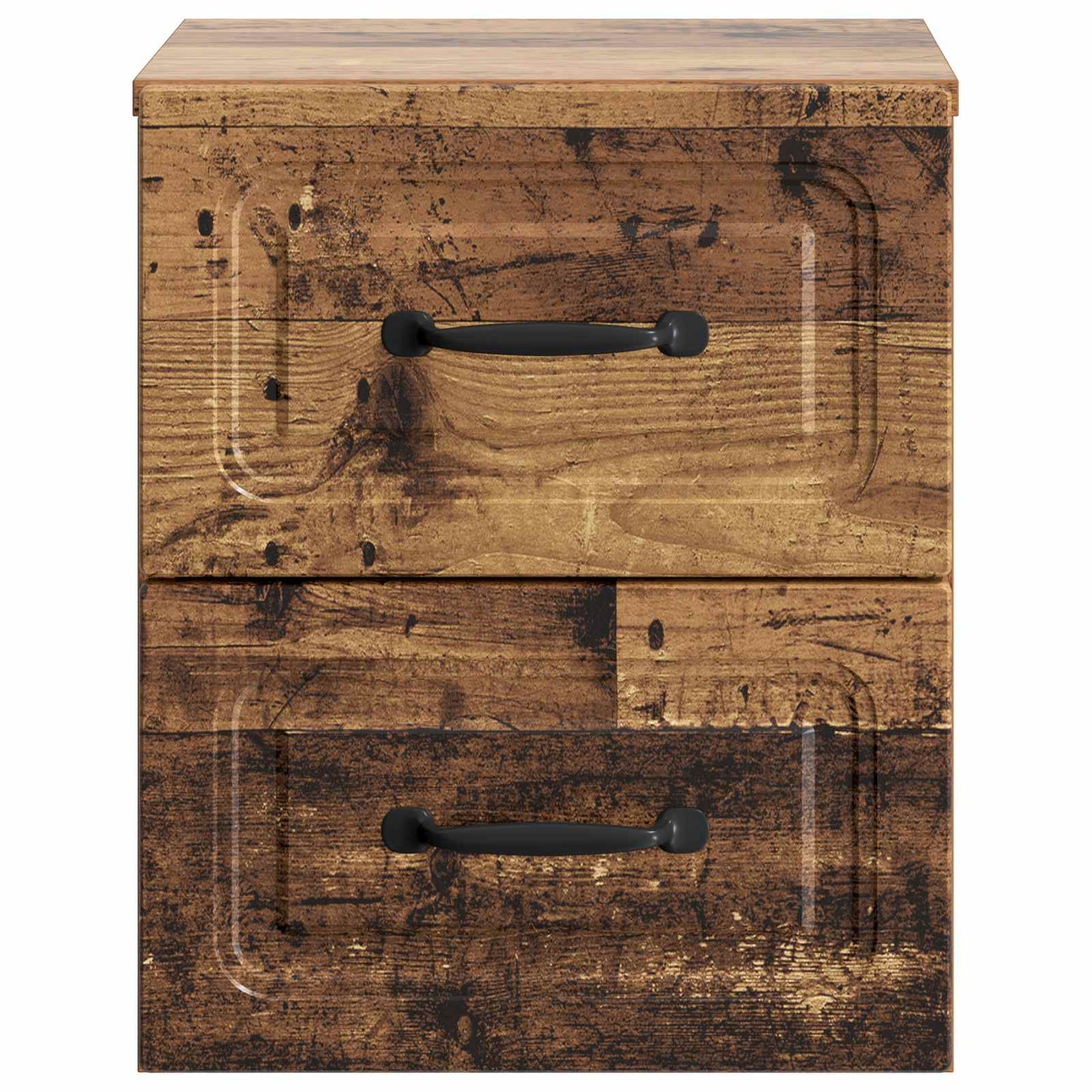 Väggmonterat Sängbord 2 pcs Gammalt trä 34,5 x 33 x 40 cm