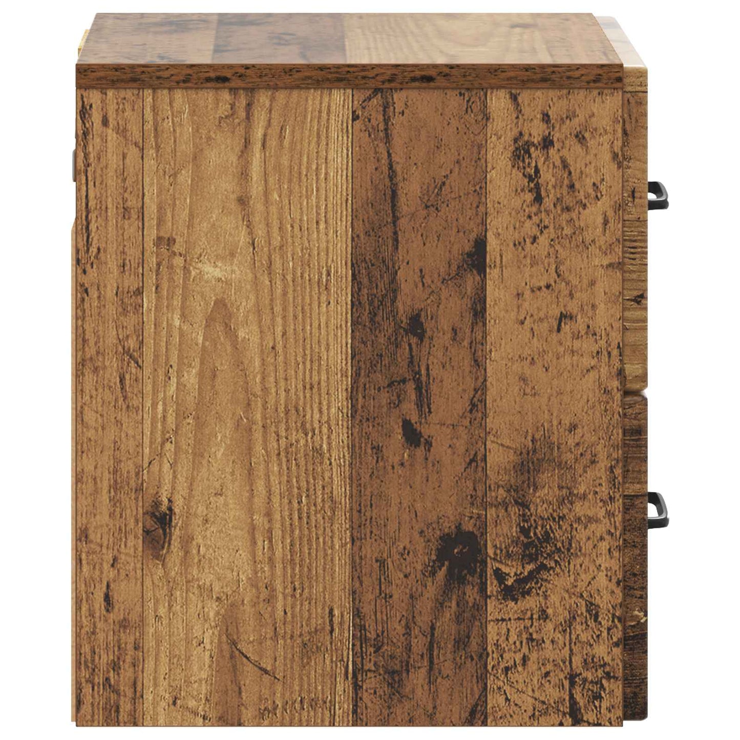 Väggmonterat Sängbord 2 pcs Gammalt trä 34,5 x 33 x 40 cm