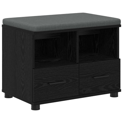 Hallbänk Svart Ek 60 x 38 x 46 cm