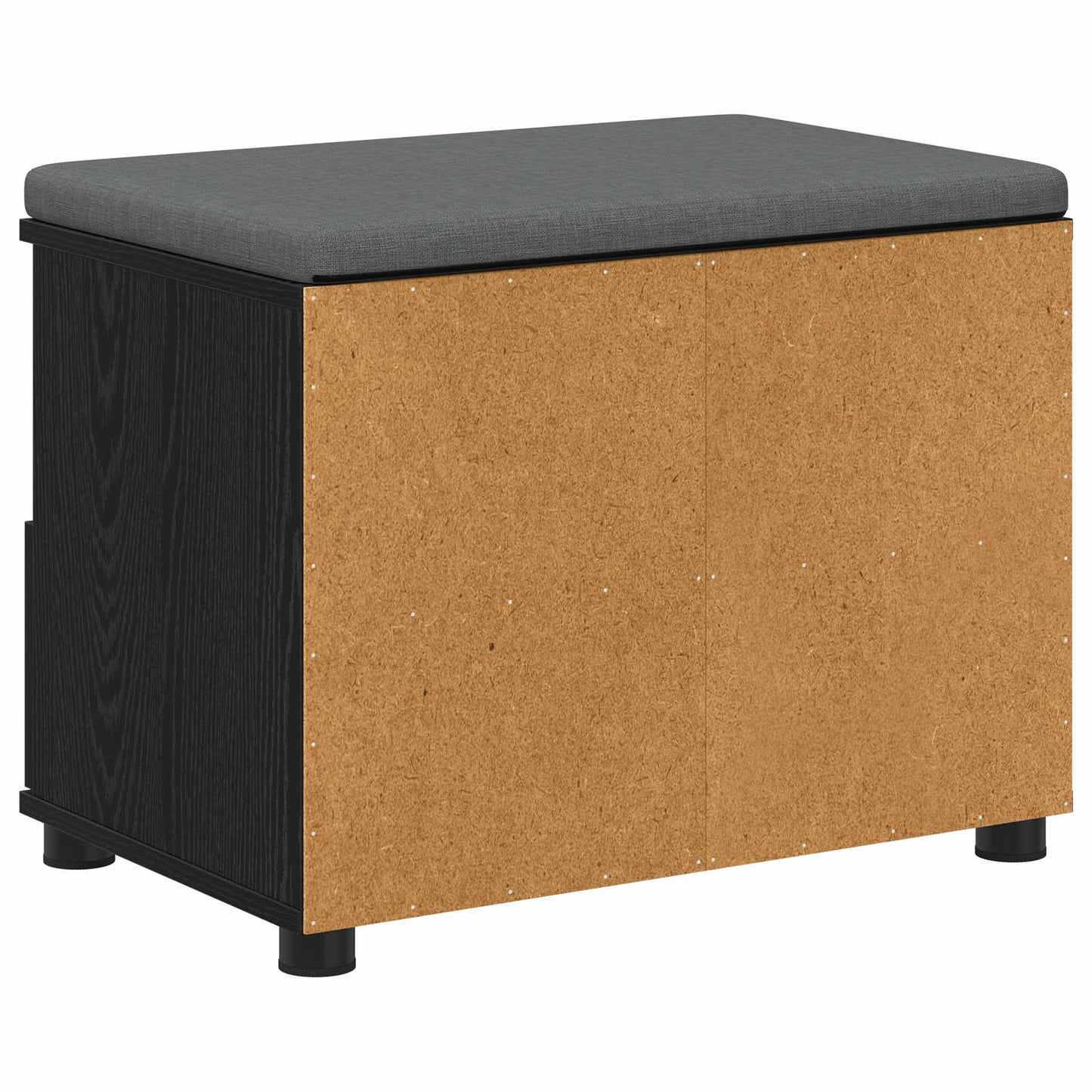 Hallbänk Svart Ek 60 x 38 x 46 cm
