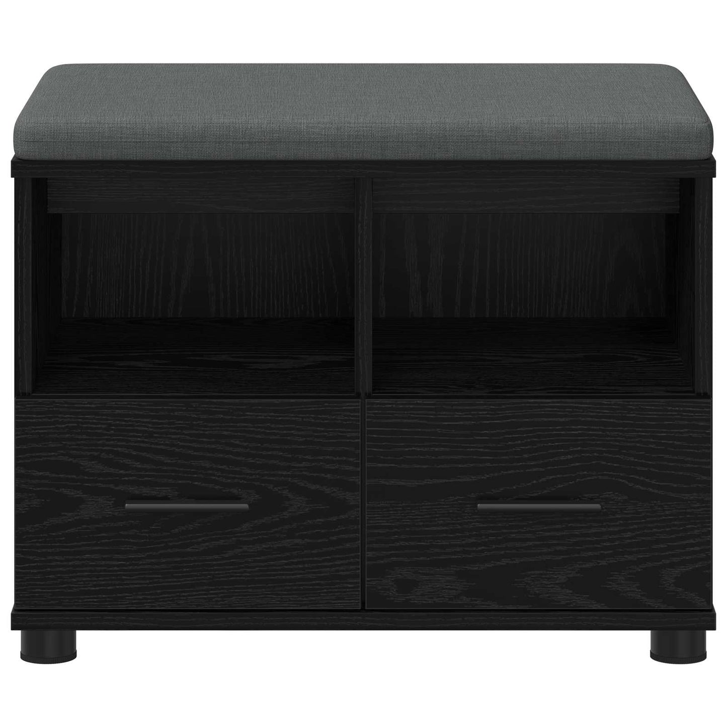 Hallbänk Svart Ek 60 x 38 x 46 cm