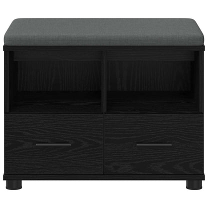 Hallbänk Svart Ek 60 x 38 x 46 cm