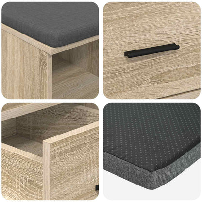 Hallbänk Sonoma Ek 60 x 38 x 46 cm