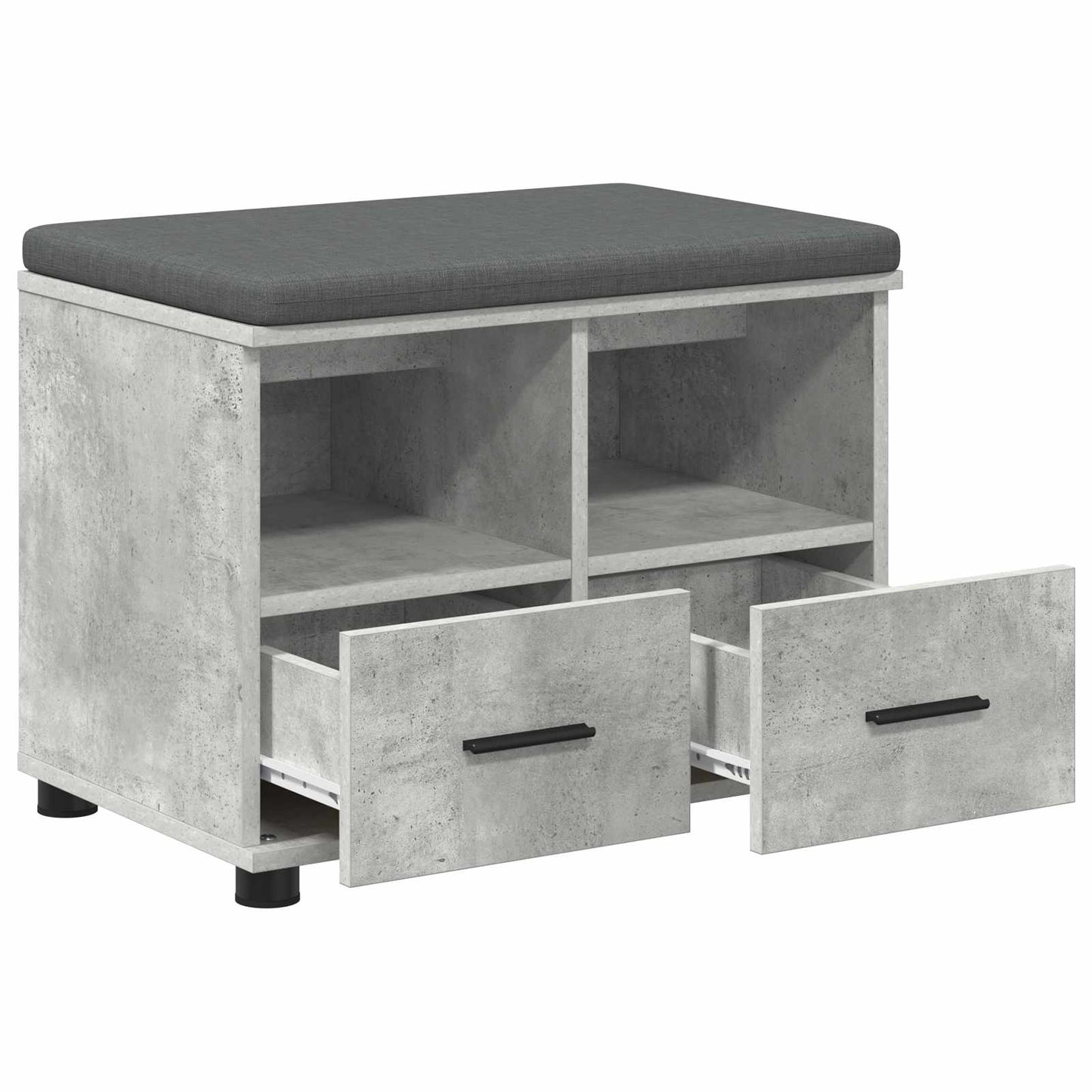 Hallbänk Betonggrå 60 x 38 x 46 cm