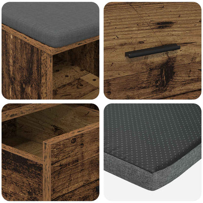 Hallbänk Gammalt Trä 60 x 38 x 46 cm