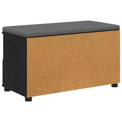 Hallbänk Svart Ek 80 x 38 x 46 cm