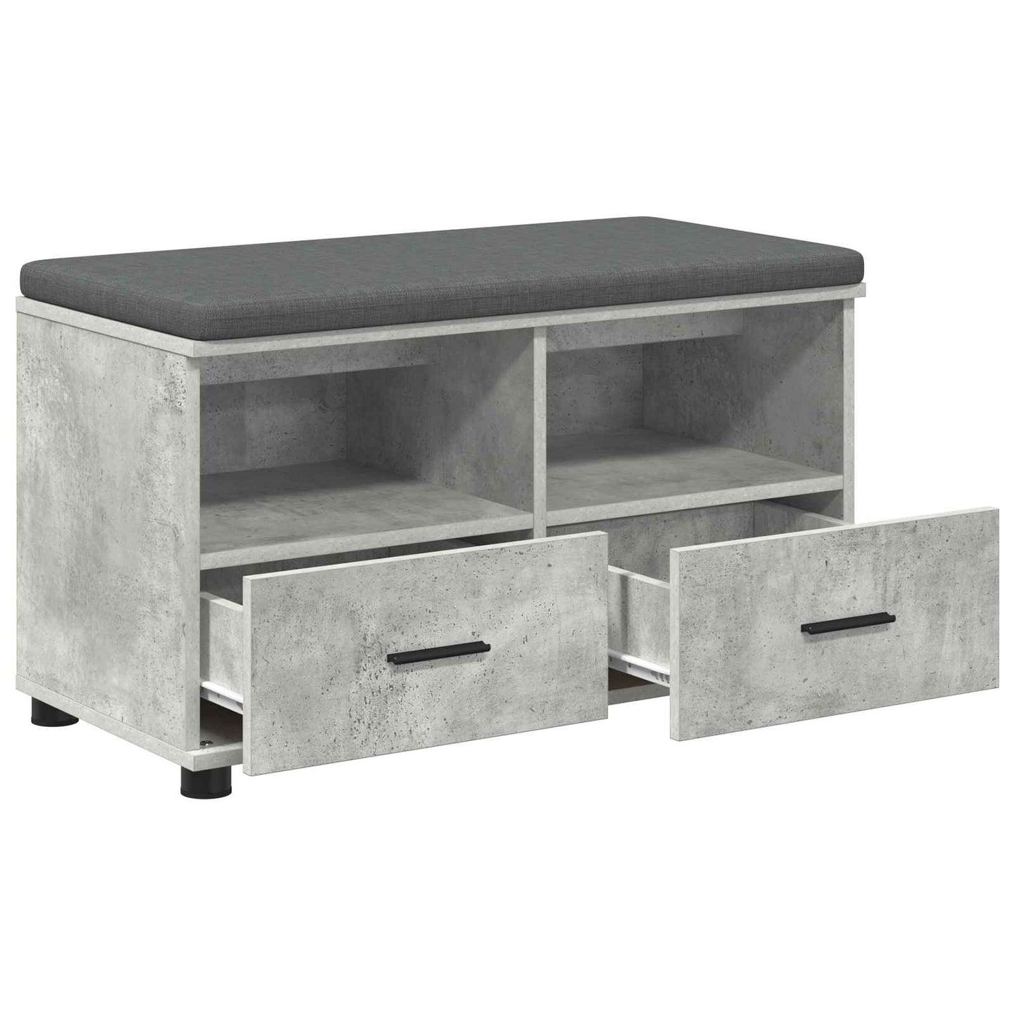 Hallbänk Betonggrå 80 x 38 x 46 cm