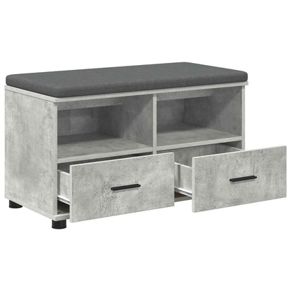Hallbänk Betonggrå 80 x 38 x 46 cm